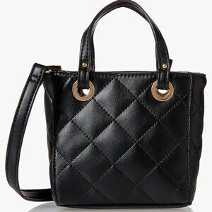 The Drop Women's Nessa Mini Quilted Bag, Black-NWT